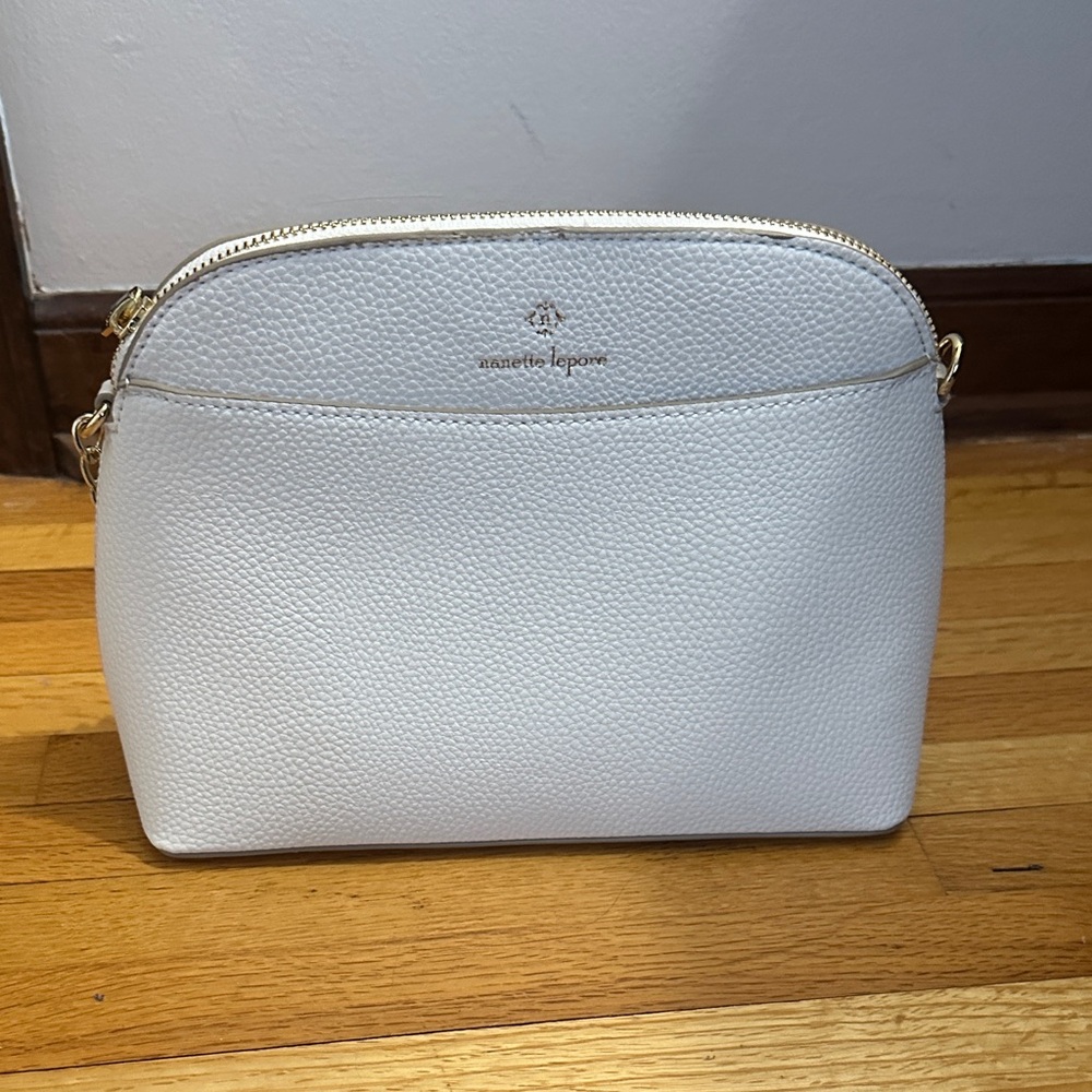 Nanette Lepore White Crossbody Bag